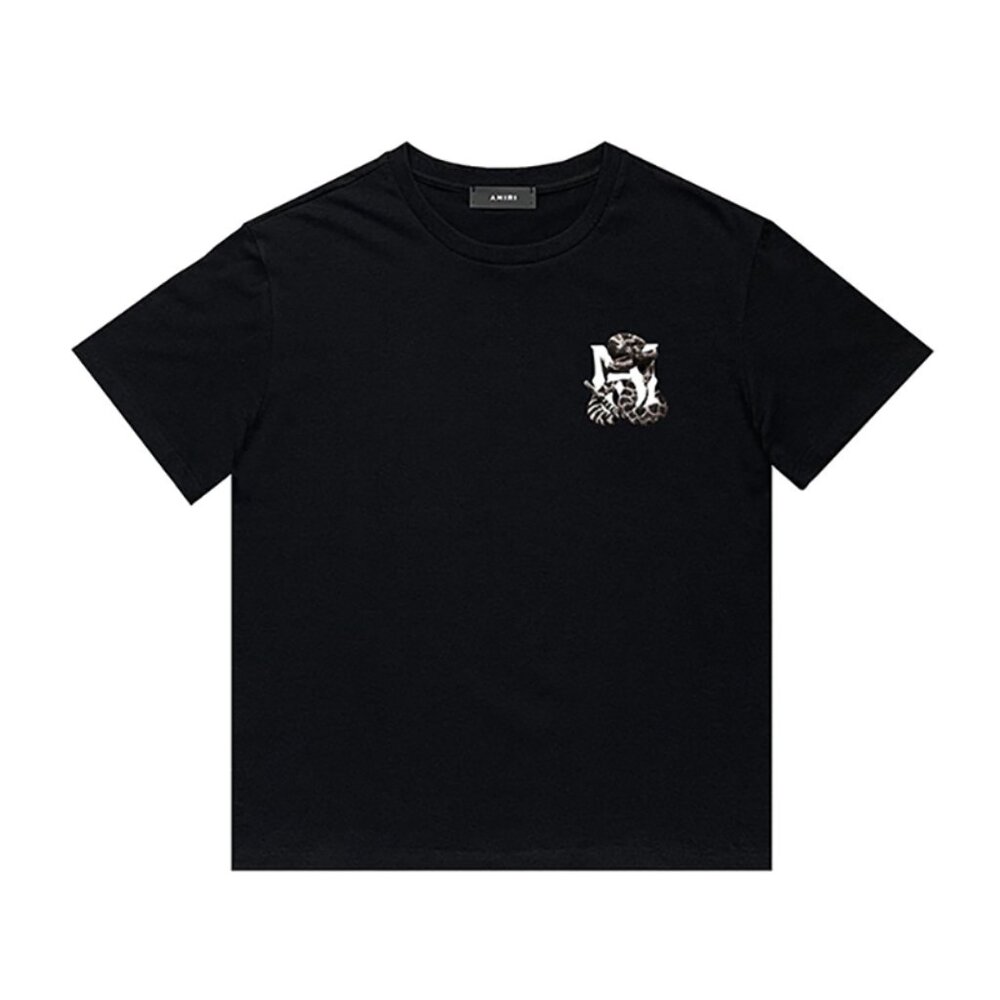 AMIRI Snake Tee Black